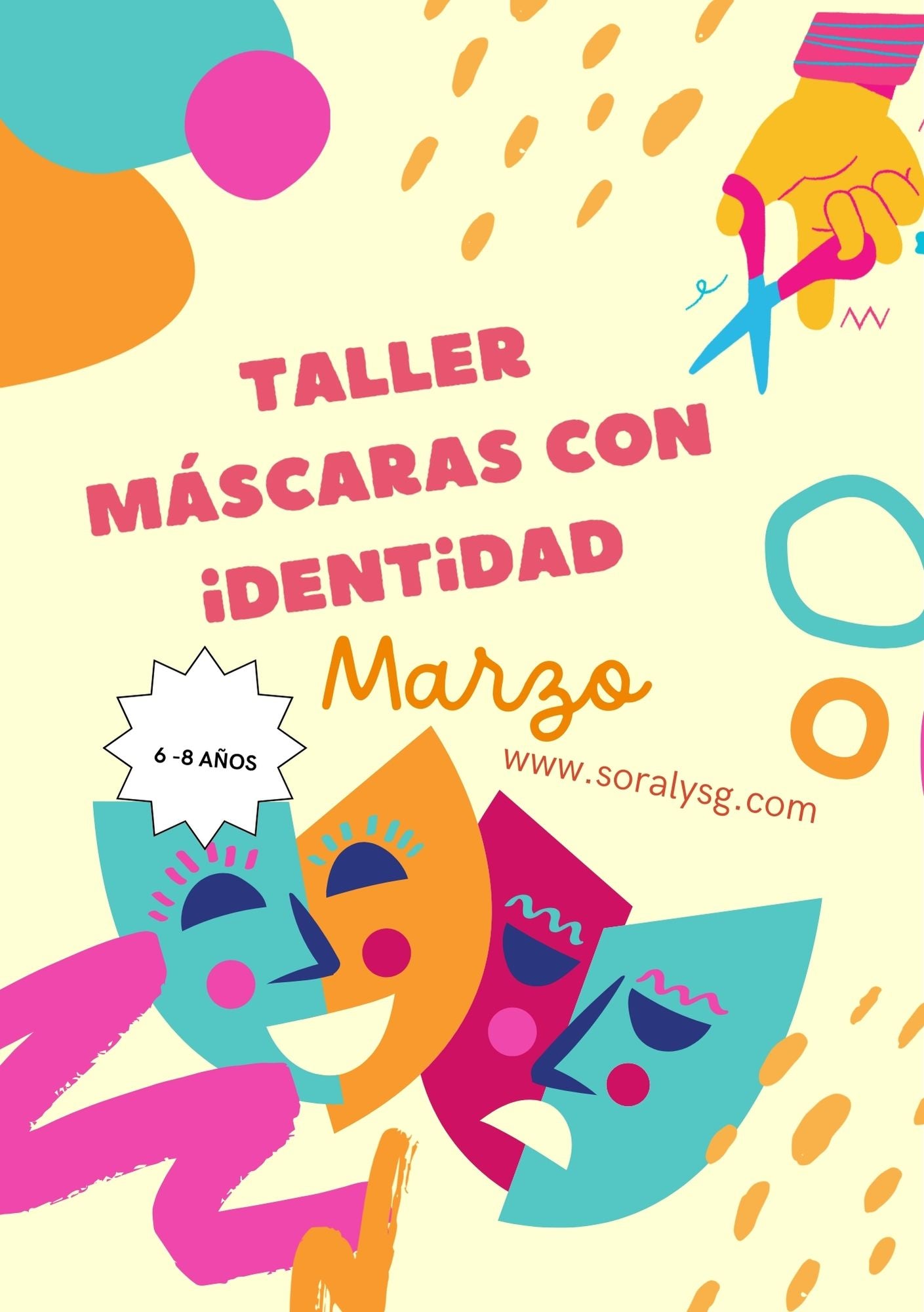 . Taller para  niños  en Múnich máscaras con identidad
