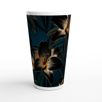 Latte Macchiato Tasse-Blumen