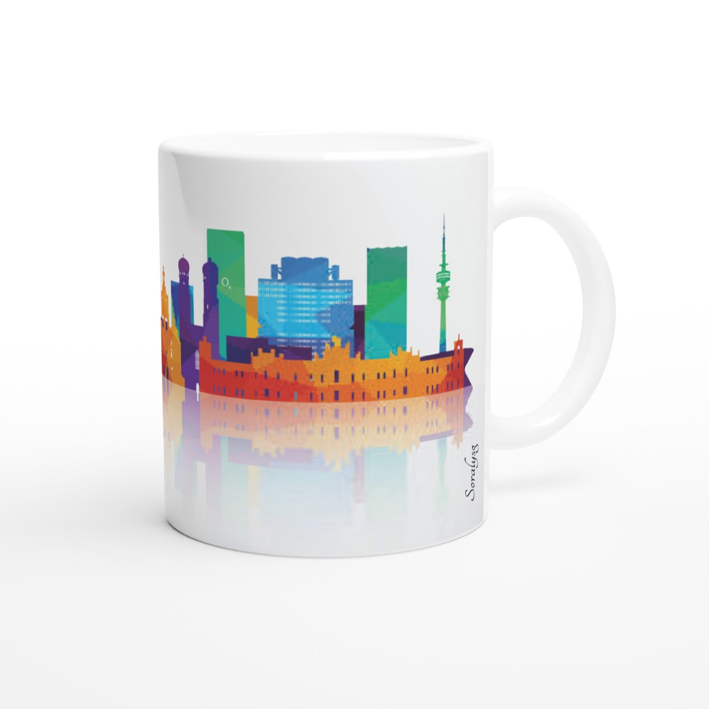 Tasse Bayerischer Spruch München Souvenir - Keramiktasse mit Münchner Motiven-Munich-Baviera