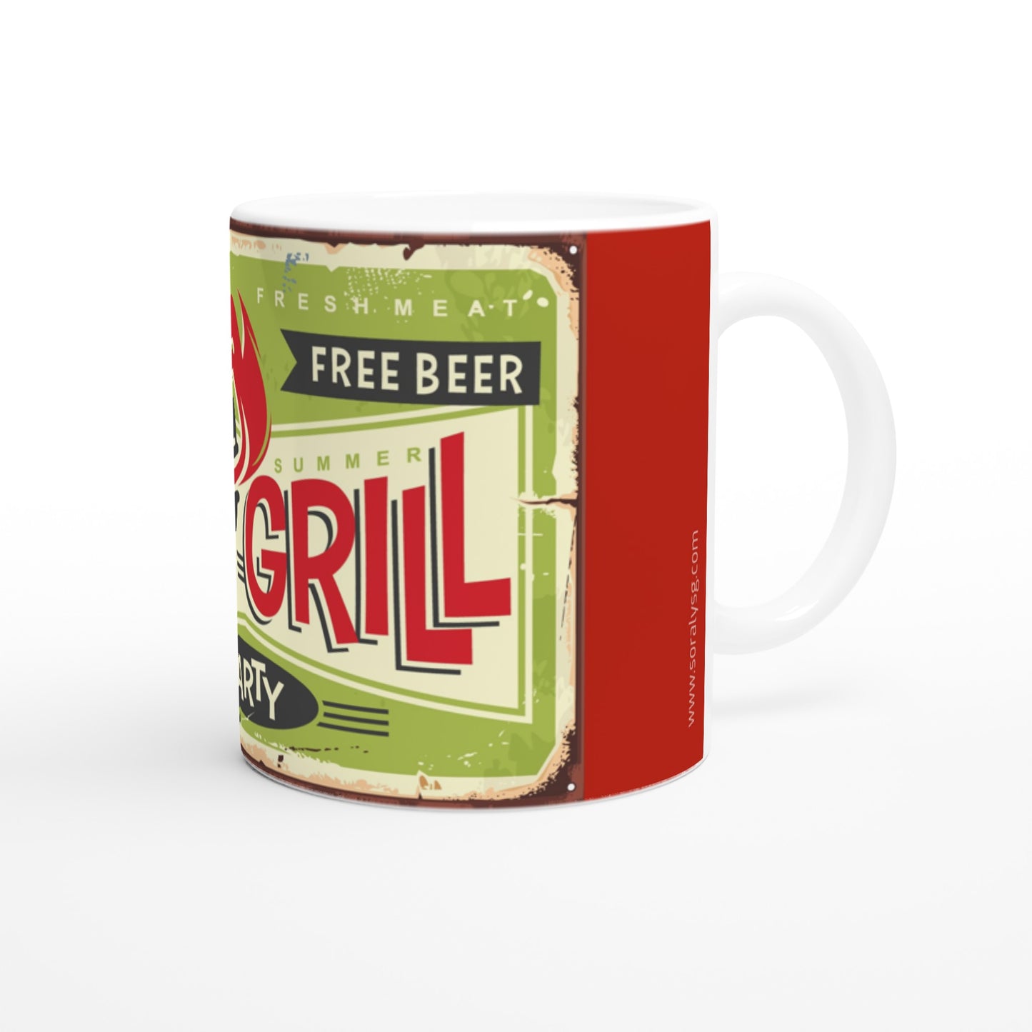 Keramiktasse -Kreative Tasse- Tasse Grill party