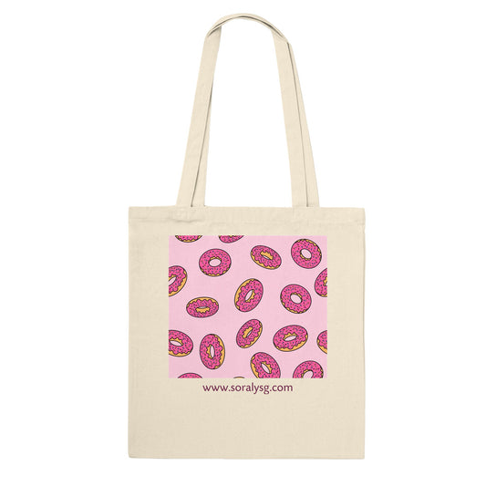 Baumwolltasche beidseitig bedruckt- Donut