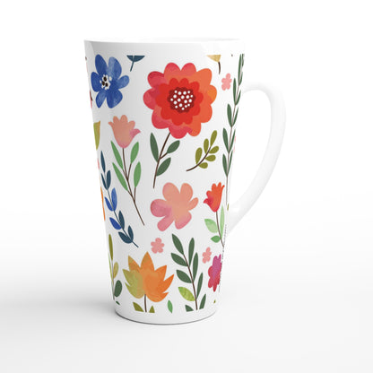 Latte Macchiato Tasse-Wildblumen