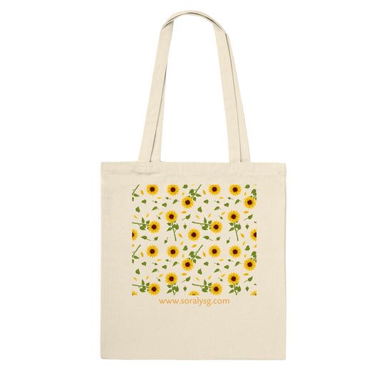 Baumwolltasche  Blummen- Sun Flowers-