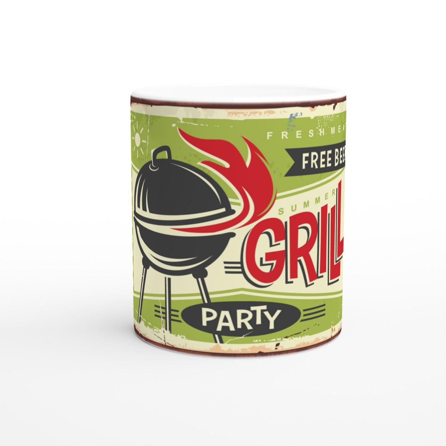 Keramiktasse -Kreative Tasse- Tasse Grill party