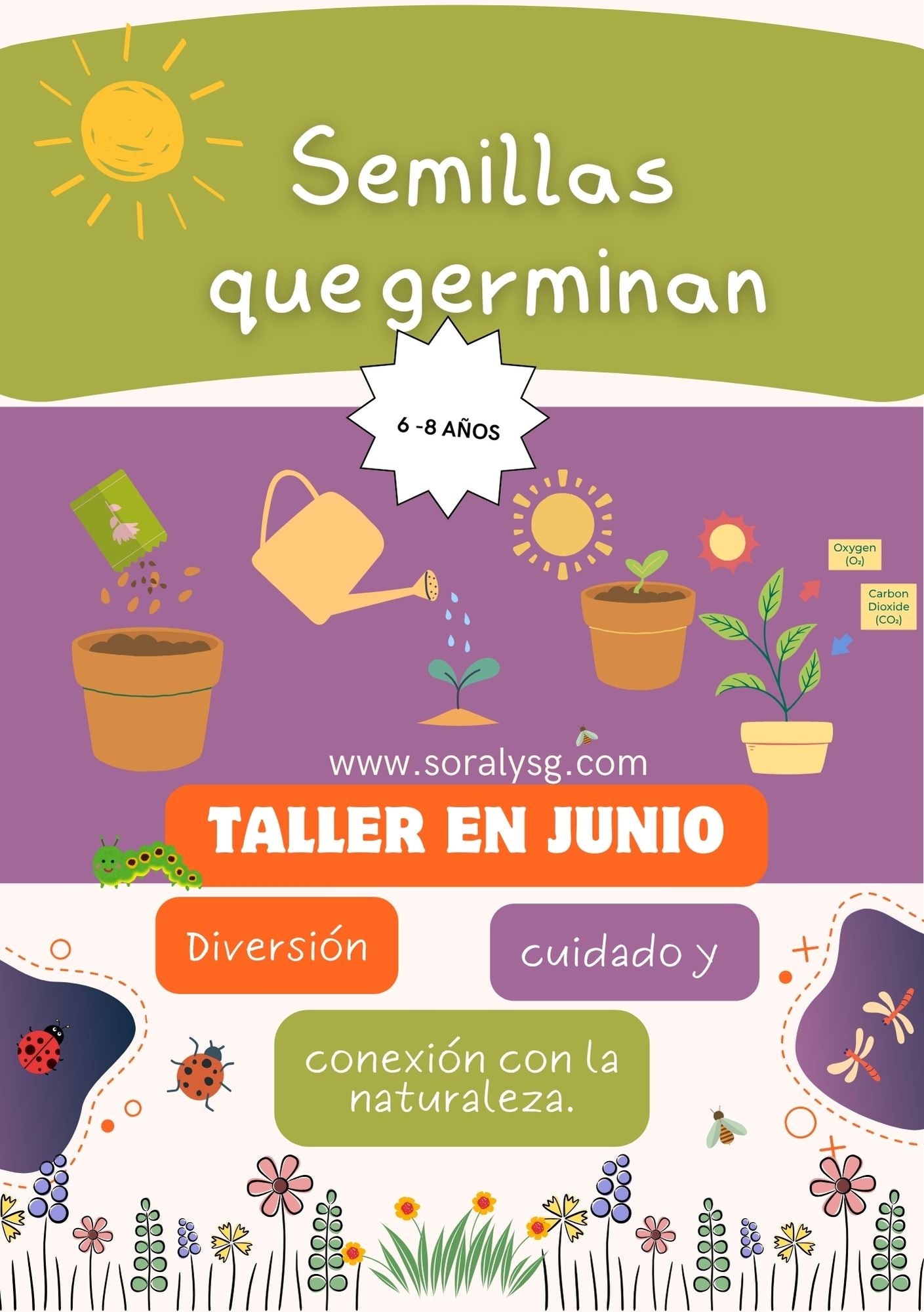  Taller para  niños en Munich. Taller en Munich semillas que germinan