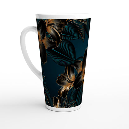 Latte Macchiato Tasse-Blumen