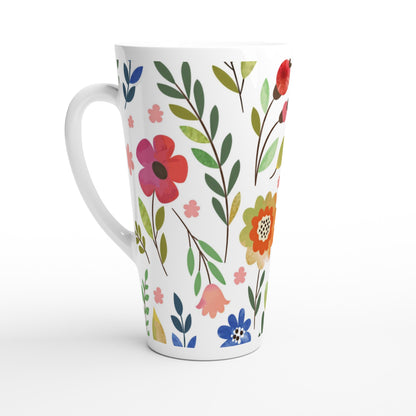 Latte Macchiato Tasse-Wildblumen