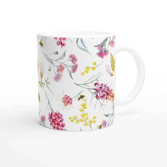 Keramiktasse -Kreative Tasse- Tassen für die familie- Tassen mit Blumen motiven