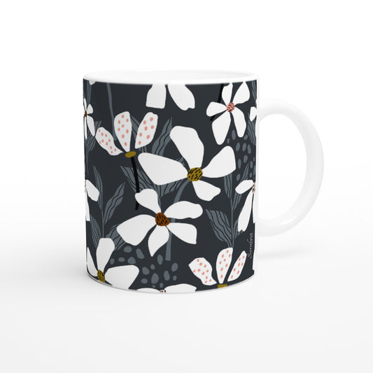 Keramiktasse -Kreative Tasse- Tassen für die familie- Tassen mit Blumen motiven