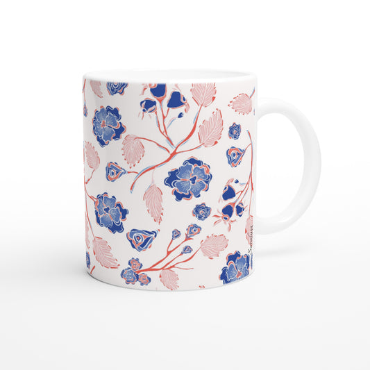 Keramiktasse -Kreative Tasse- Tassen für die familie- Tassen mit Blumen motiven