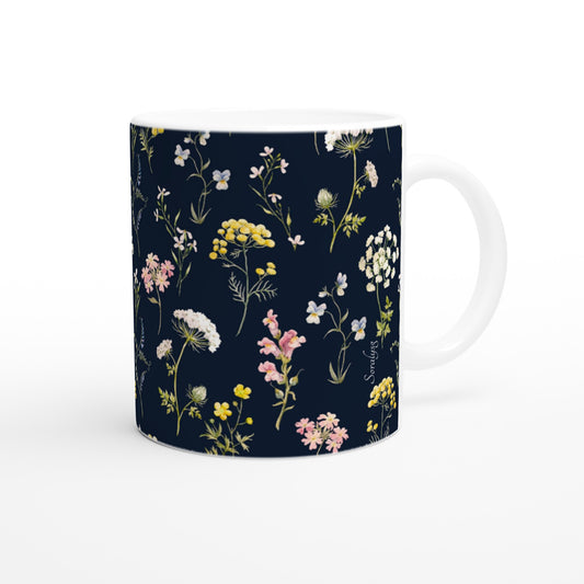 Keramiktasse -Kreative Tasse- Tassen für die familie- Tassen mit Blumen motiven